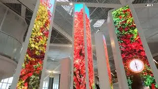 ⁴ᴷ⁶⁰ Walking Newark, NJ: Newark Liberty International Airport's new Terminal A