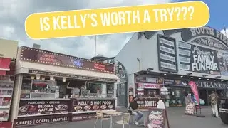 Blackpool prom Burger review 4: Kelly's food, South Pier. Plus town outlet update