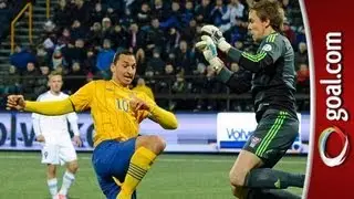 Zlatan Ibrahimovic GOAL as Sweden win World Cup qualifier!