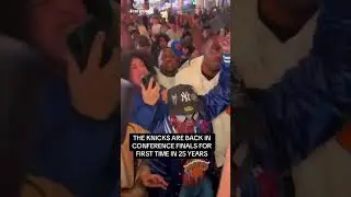 Knicks fans are going wild out there #shorts
