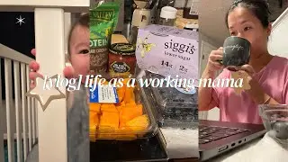 [vlog] a working mama, making homemade meatballs, small grocery haul