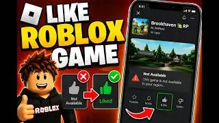 How To Like A Game On Roblox If It Shows 