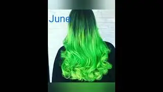 Choose your birthday month and see your Hair colour