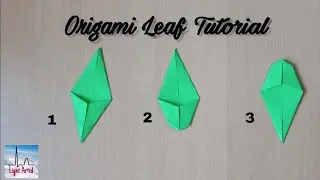 Easy Step-By-Step Origami Leaf Tutorial for Kids | 1 Leaf, 3 Variations | DIY Paper Leaves
