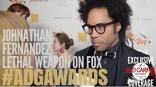 Johnathan Fernandez #LethalWeaponFOX interviewed at the 22nd Annual ADG Awards #ADGAwards