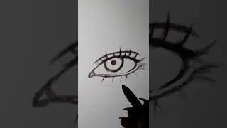 Простой способ нарисовать глаза (ibisPaintx) #шорты