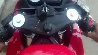 Hyosung gt250r Test ride in Hyderabad Raj bhavan road