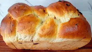 How To Make Super Soft Braided Bread || Rich  Fruit  Bread Loaf