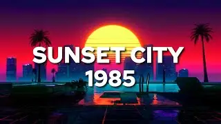 Miami Sunset Pool 80s | Lofi Retrowave Mix | Neon Chill Nights