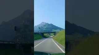 Way to Kandersteg, Switzerland 🇨🇭  #kandersteg #switzerland #swiss #shorts #swissroads #swissview
