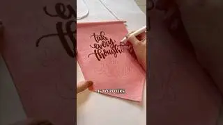 DIY Hand Lettering Hack! #handletteringtutorial #crafts