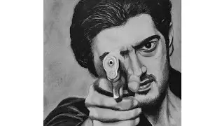 AJITH KUMAR PORTRAIT ✏️ |#valimai #drawing
