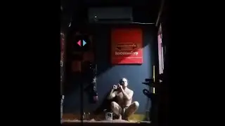 lit cigar blue room