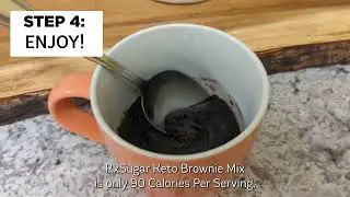 RxSugar Keto Brownie Mix | How to Make Keto Brownies