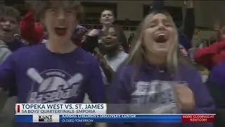 Topeka West vs. St. James- 5A boys' quarterfinals