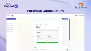 Create a Purchase Goods Return in SAP Business One Using SAP Copilot (Agentic AI Demo)