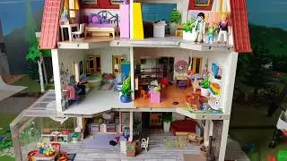 💛Luxusvilla Frühling//Kinderzimmer einrichten//Pimp my Playmobil// Familie Sonnenschein