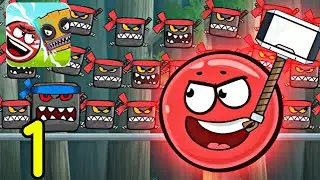 Bounce Ball 6: Red Bounce Ball Hero Full Gameplay All Boss Levels