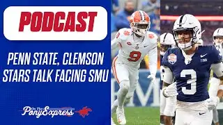 Shrine Bowl interviews with Penn State's Jalen Kimber, Clemson's RJ Mickens on facing SMU, NFL Draft