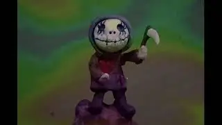 Numb Bunny and Skull Gnome claymation 