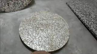 RM Marble #Inlay Round #Top For Side Table (Diameter : 24inch)
