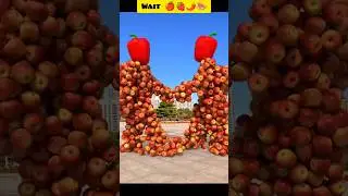 Create vegetable and fruit characters 🍓🍎🌶️that can move and collision...