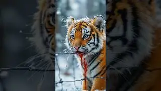 A Heroic Man saves a cute little Tiger cub 🐯 #cubrescue #cuteanimals #animalrescue