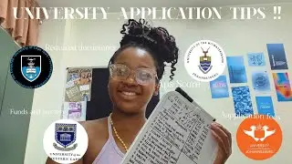 🎀 Uni Application Tips :Documents Required ; NASFA & Bursaries; APS Score; Application fees 🎀