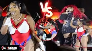 Reggae Sting - Queenie Vs Amari Clash Fighting' Performance 2022