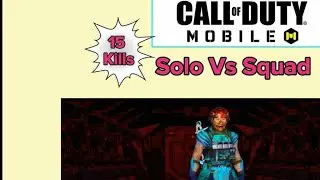 solo vs squad cod mobile 15 Kills.