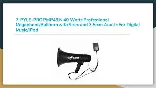Top 10 Best Megaphones in 2019 Reviews