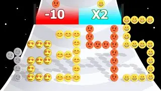 HAPPY CROWD - Level Up Emoji, Number Games (Max Level)