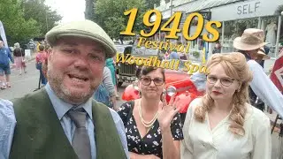 1940s Festival Woodhall Spa Lancaster and Spitfire fly past #WS40sFest home front ragtime rewind.
