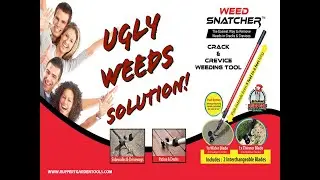 Weed Snatcher, The Ultimate Crack & Crevice Weeding Tool