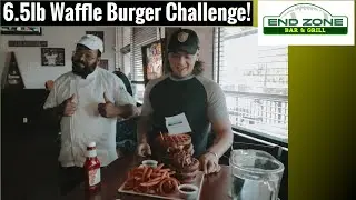 Waffle Burger Food Challenge! 🧇🍔