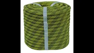 White Tech Climbing Rope Nylon  High Strength Industrial Safety Rope, Hiking Climbing