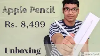 Apple Pencil Unboxing & First Impression 🔥🔥✏️✏️
