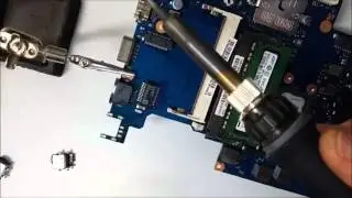 Samsung Ativ NP450 sostituzione connettore alimentazione - dc power jack replacement