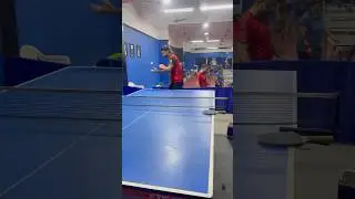 Самая быстрая в мире💨 подача в настольном теннисе💯🏓