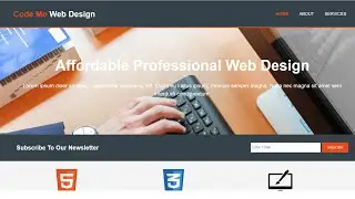 Build a Complete Responsive Website | HTML5 and CSS3 Tutorial