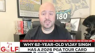 Why 62-year-old Vijay Singh has a 2026 PGA Tour card