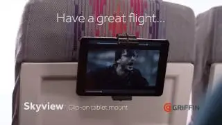 Skyview Airplane Seat Mount - iPad holder for Airplane