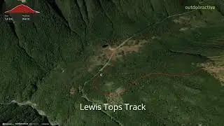 Lewis Tops Track  ∆ hiking trails ∆ 3d-trail.com/new-zealand/