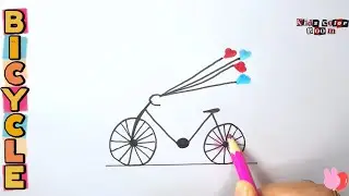 How To Make A Balloon Bicycle (Kids Art Tutorial)