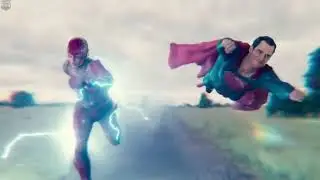 Flash vs Superman &ndash; Epic Race Scene | Justice League