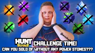 HUNT ROYALE CHALLENGE TIME! CAN YOU SOLO DARK FOREST WITHOUT ANY POWER STONES???