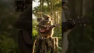This Monkey Is a One-Man band #MonkeyBand#FunnyAnimals#MusicalMonkey