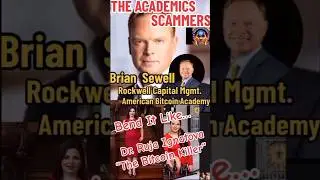 🚨ACADEMIC SCAMMERS🚨 Brian Sewell Rockwell Academy #Scammer #stocks #crypto #trending #acescosmo