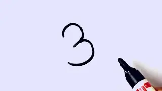 How to Draw Rat with Number 