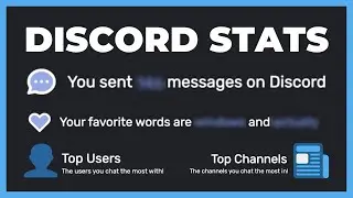 How to View Your Discord STATS! (2022)